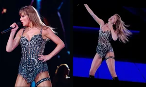 X : Taylor Swift Debuts New 'Midnights' Bodysuit At London's Wembley Stadium